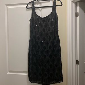 Scala black sequin dress